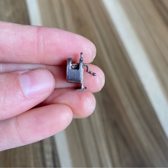 Rare Pencil Sharpener Jewelry Charm Mexico Sterling Silver - Picture 2 of 6